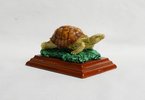 Handcrafted ceramic Turtle figurine