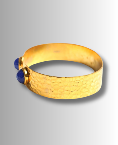 Best quality Hand Crafted brass bracelet - 22 K Gold Plated - shopeeeys