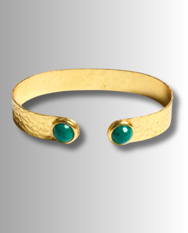 Best quality Hand Crafted brass bracelet - 22 K Gold Plated - shopeeeys